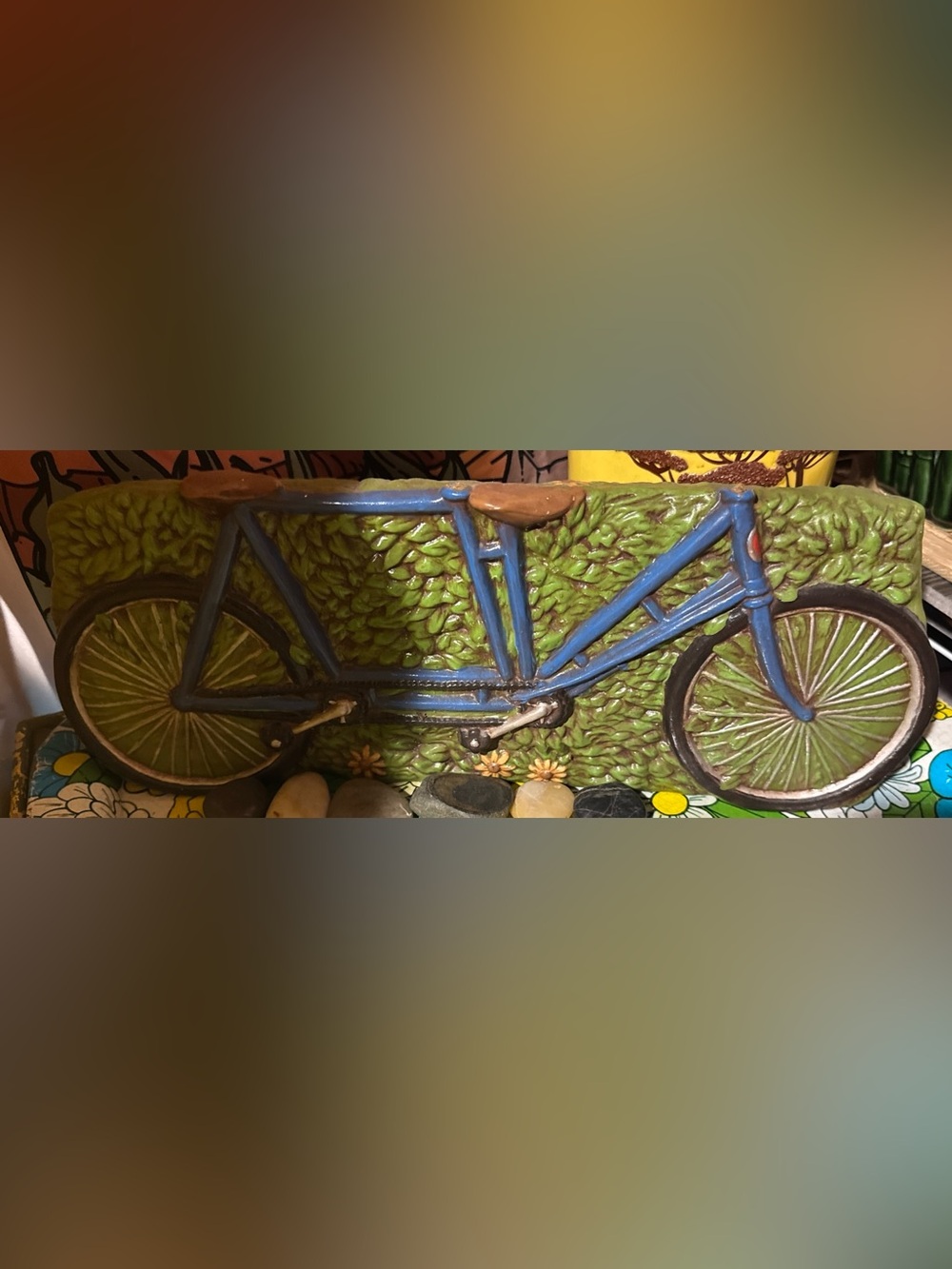 Ceramic bike decor